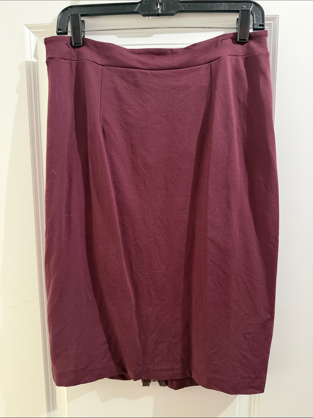 Halogen Burgundy Pencil Skirt